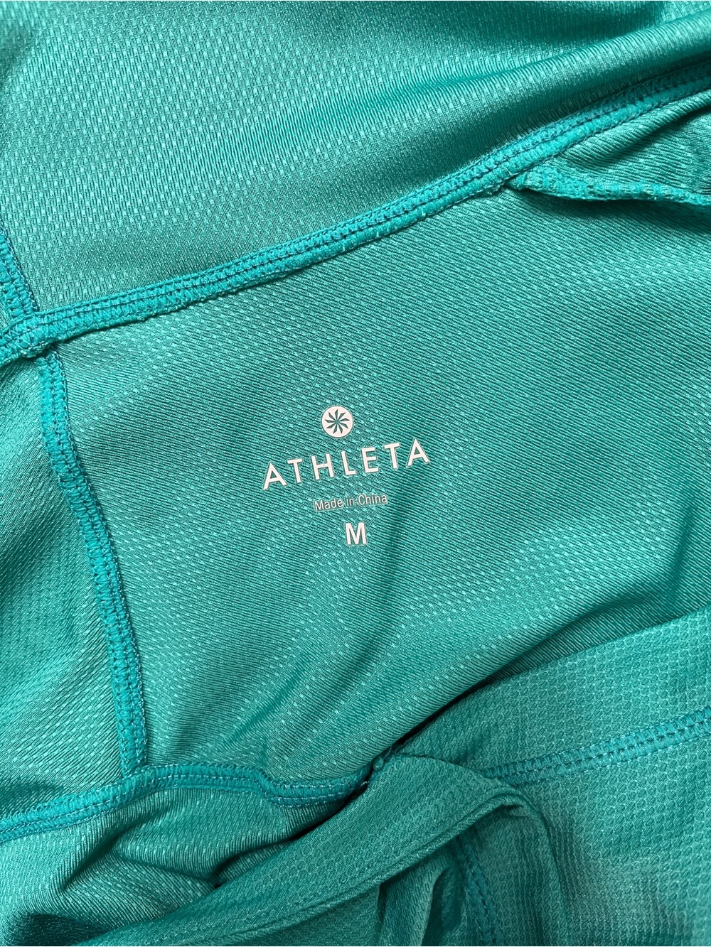 Athleta Wick-It Wader Teal Long Sleeve Swim Cover-Up Dress M - Picture 12 of 17